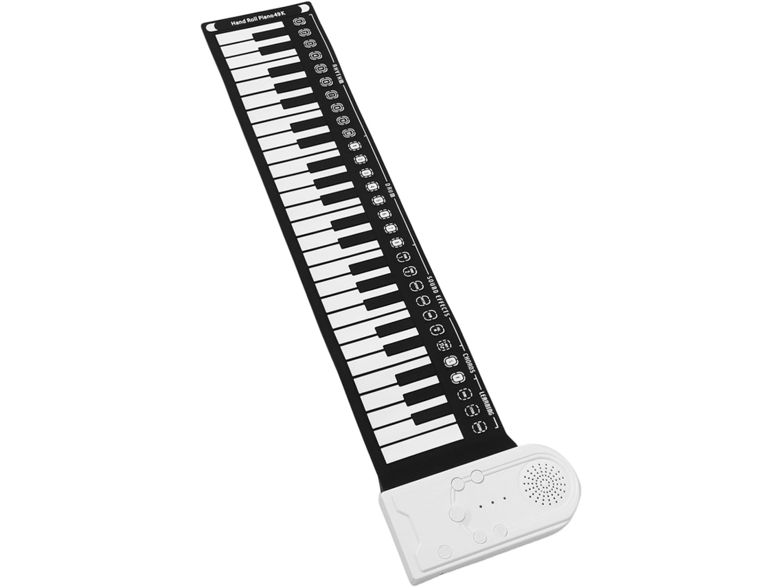 Teclado Eletrônico Flexível Para Iniciantes, Piano Portátil Para Viagens E Prática Musical Em Casa.