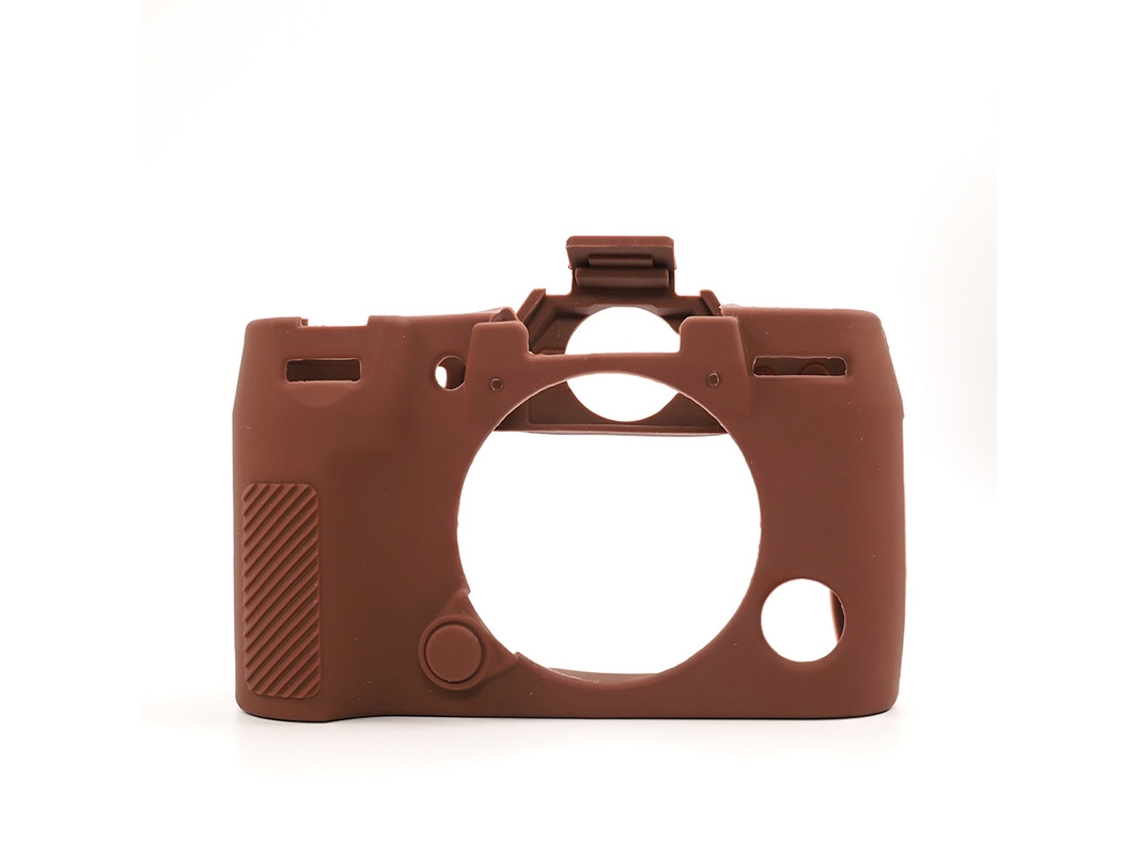 Capa para Fujifilm Xt50 Acessórios de Câmera em Silicone À Prova de Choque CUICH (café)