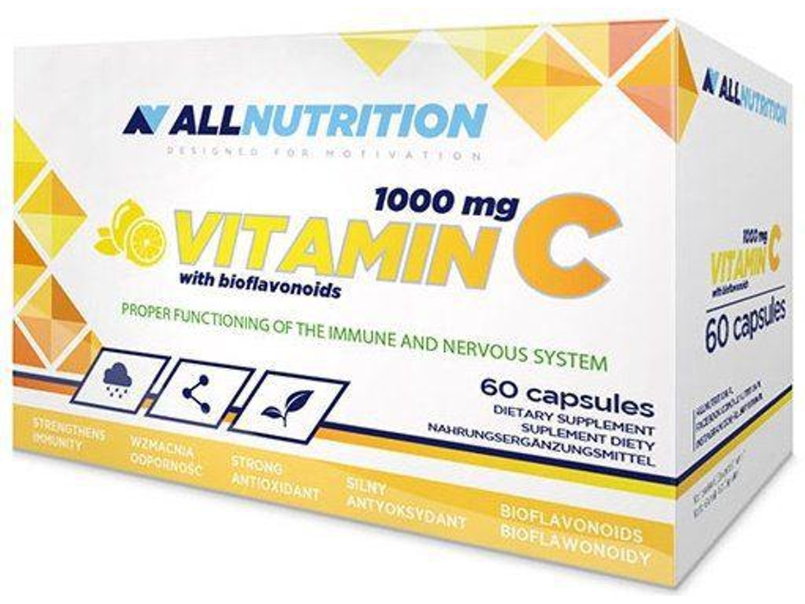 Allnutrition Vitamina C Bioflavonóides 1000mg 60 Cápsulas
