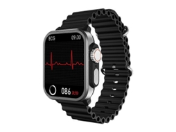 Relógio Inteligente Spovan H6 Com Tela Tft De 1,83 Polegadas, Compatível Com Chamadas Bluetooth E Monitoramento De Oxigênio No Sangue.