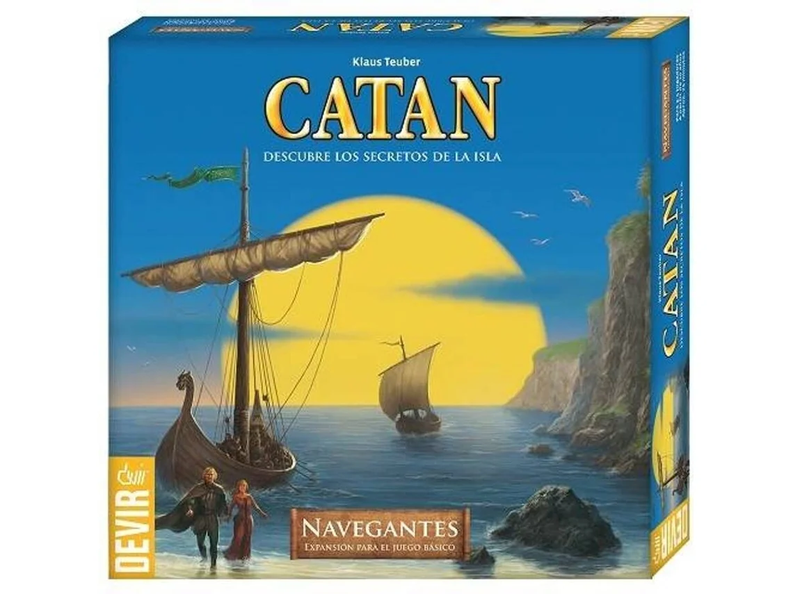 Jogo de Tabuleiro DEVIR Catan Navegantes (Idade Mínima: 10 - Nível Dificuldade: Intermédio)