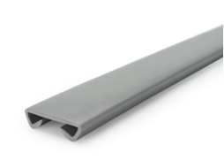 Corrimão Quest Pvc Standard 40x8 Mm, Cinzento, 1 M