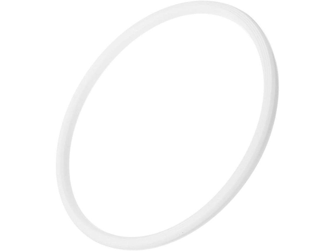 Lancheira De Silicone Com Bocal Resistente E À Prova D'água, Branca.