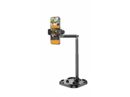 Suporte De Mesa Para Telemóvel E Tablet Ajustável 360° Antiderrapante 1,5m Andowl Q-zj021 Preto