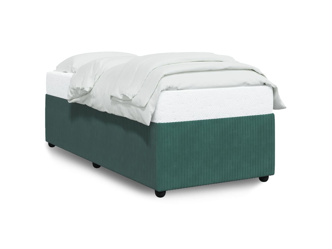 Bed Frame, Bed Frames Vidaxl Verde Veludo (80 X 200 Cm)