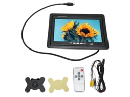 Monitor Lcd Tft 7 Polegadas Câmera Ré Carro