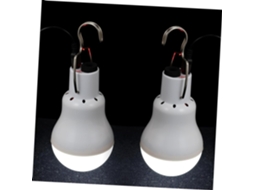 Conjunto De 2 Lâmpadas Solares Led Portáteis Para Camping, Iluminação Externa, Luz De Barraca Recarregável