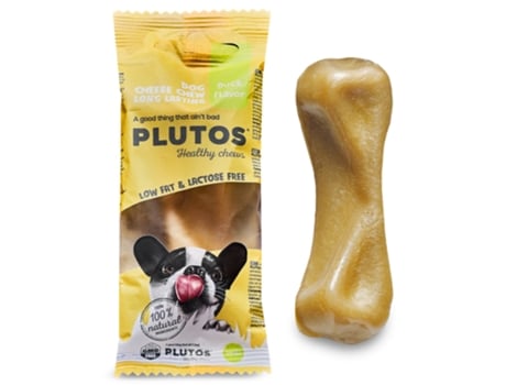 Osso Comestível PLUTOSde Pato para Cão Plutos (Tamanho: Médio)