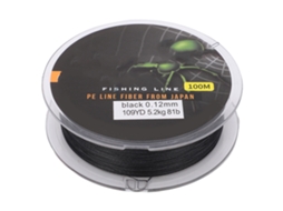 Linha de Pesca Trançada 100m Multicolor Resistente