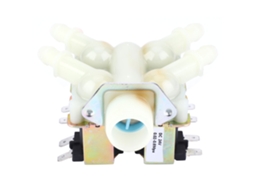Válvula Solenoide De Água Fechada Normalmente 1 In 4 Out Plástico G3/4 Dc24v/ac220v/240v