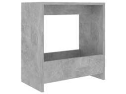 Side Table, Side Tables Vidaxl Cinzeto Madeira Processada (n/a)