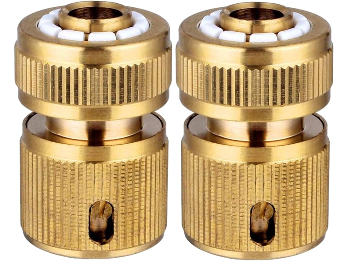 Conjunto De 2 Conexões Rápidas Para Mangueira, Conector Torneira
