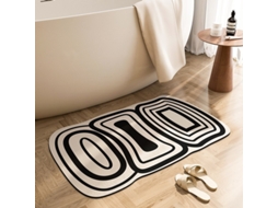 Tapete de Banho LUUCOZK Antiderrapantes Absorventes Secagem Rápida Poliéster Multicor (80x120cm)