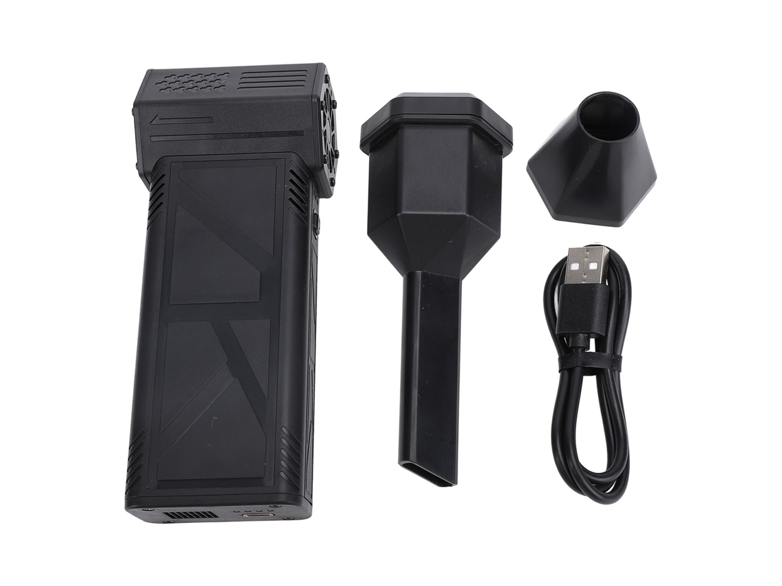 Soprador de ar elétrico Primerox Semi Fio, 3 velocidades, 130.000 rpm, bateria recarregável de 3000 mAh