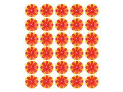 30 flores de reposição Primerox para comedouros de beija flores amarelo vermelho núcleo vermelho