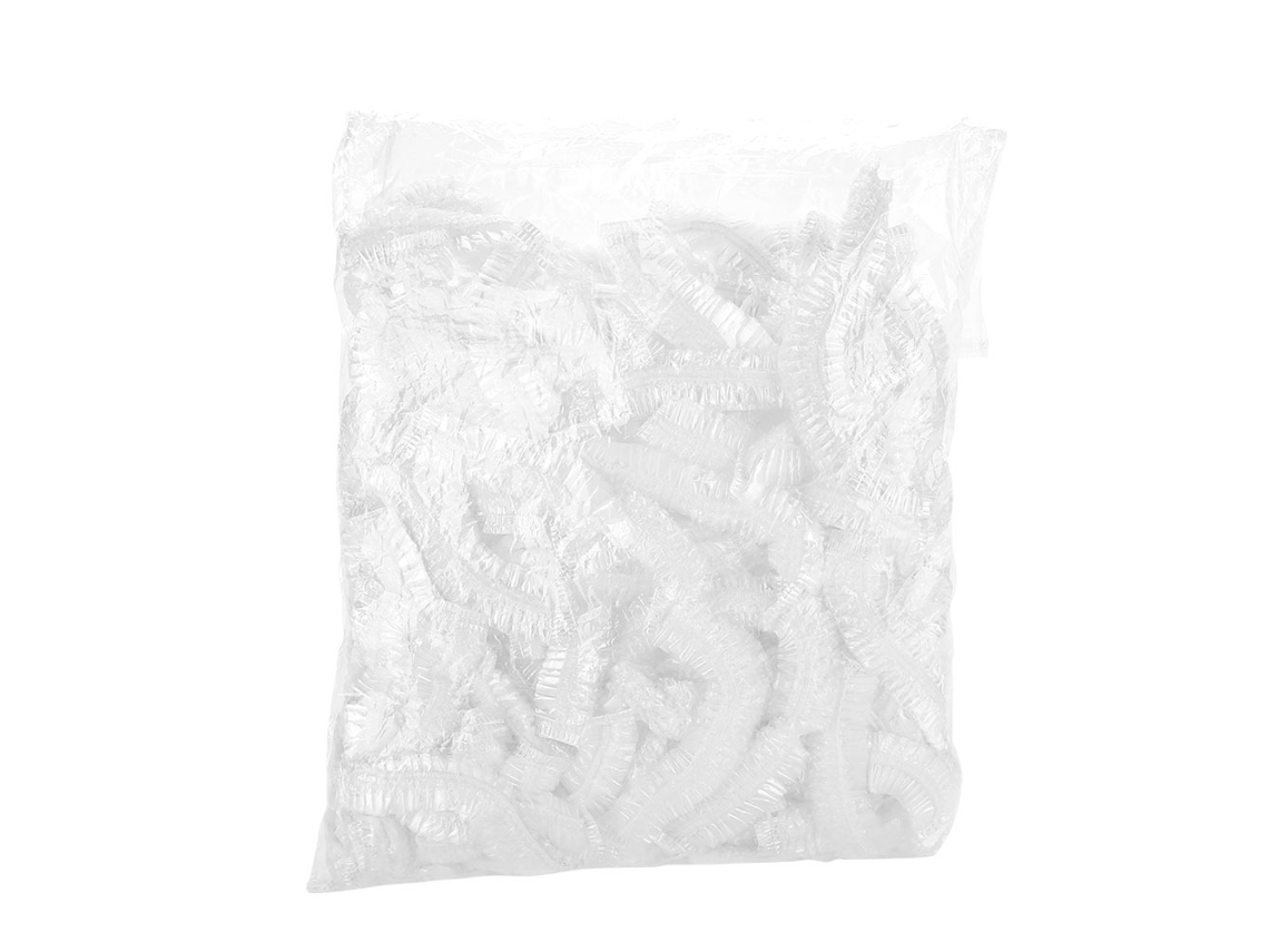 2026 100 Pcs Gorros de Ducha Desechables Impermeables Con Elástico para Hotel Baño Pelo