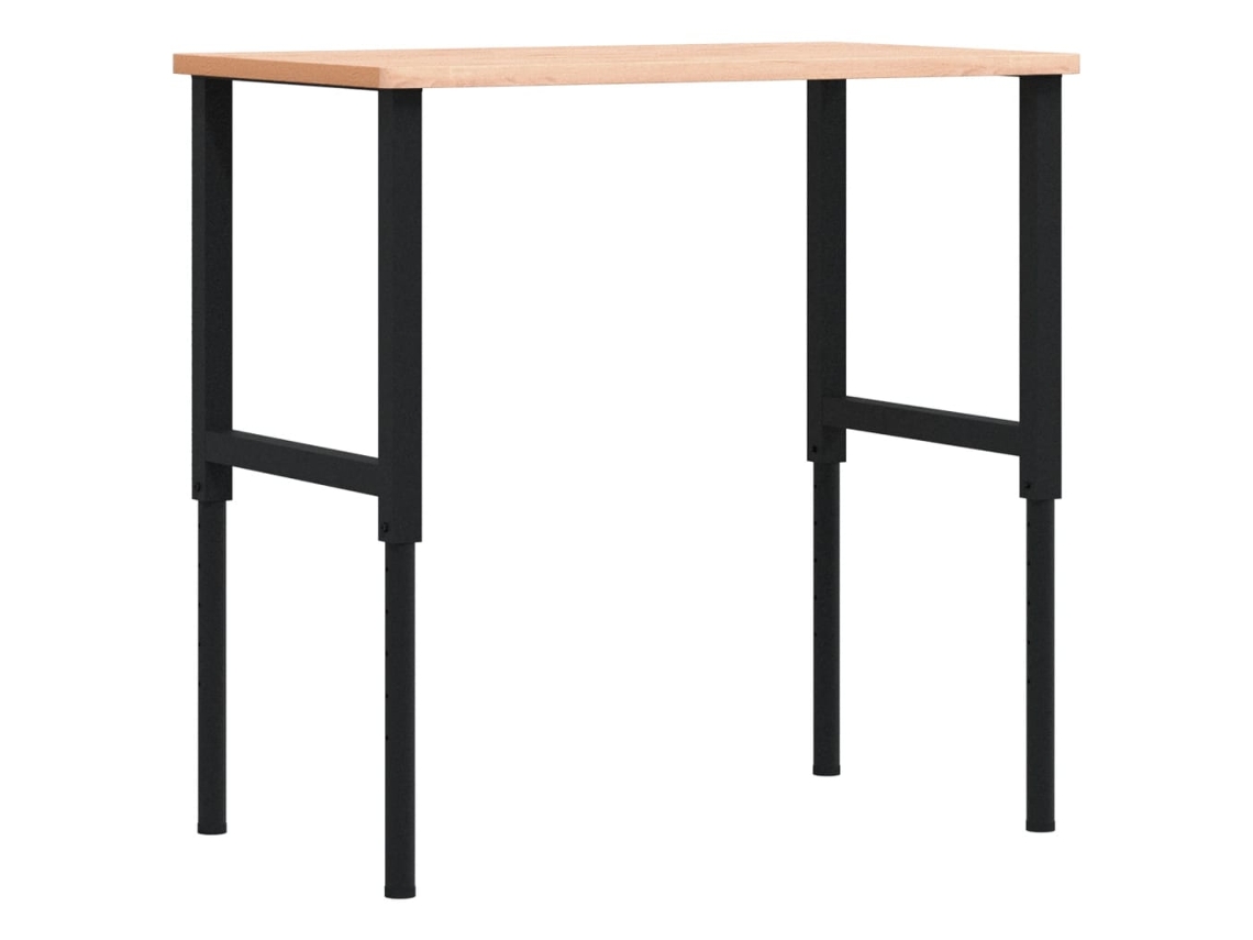 Bancada de trabalho VIDAXL Marrom Faia (100x60x(71,5-98)cm)