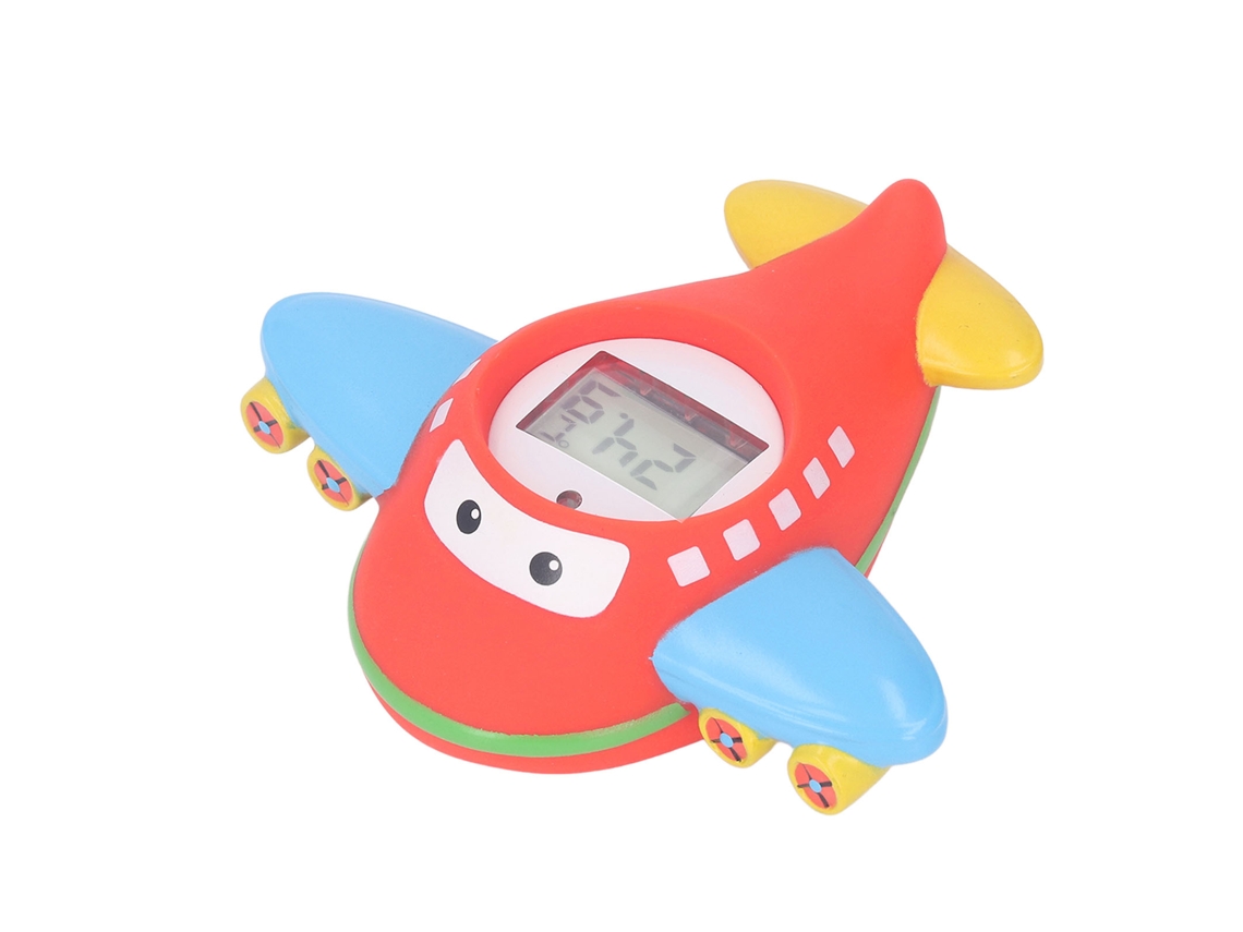 Primerox termômetro de Banho para Bebê Digital Avião Desenho Animado Ipx7 À Prova D'água Preciso