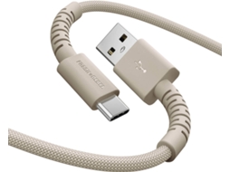 Cabo FRESH 'N REBEL USB A USB C 2m (Bege)