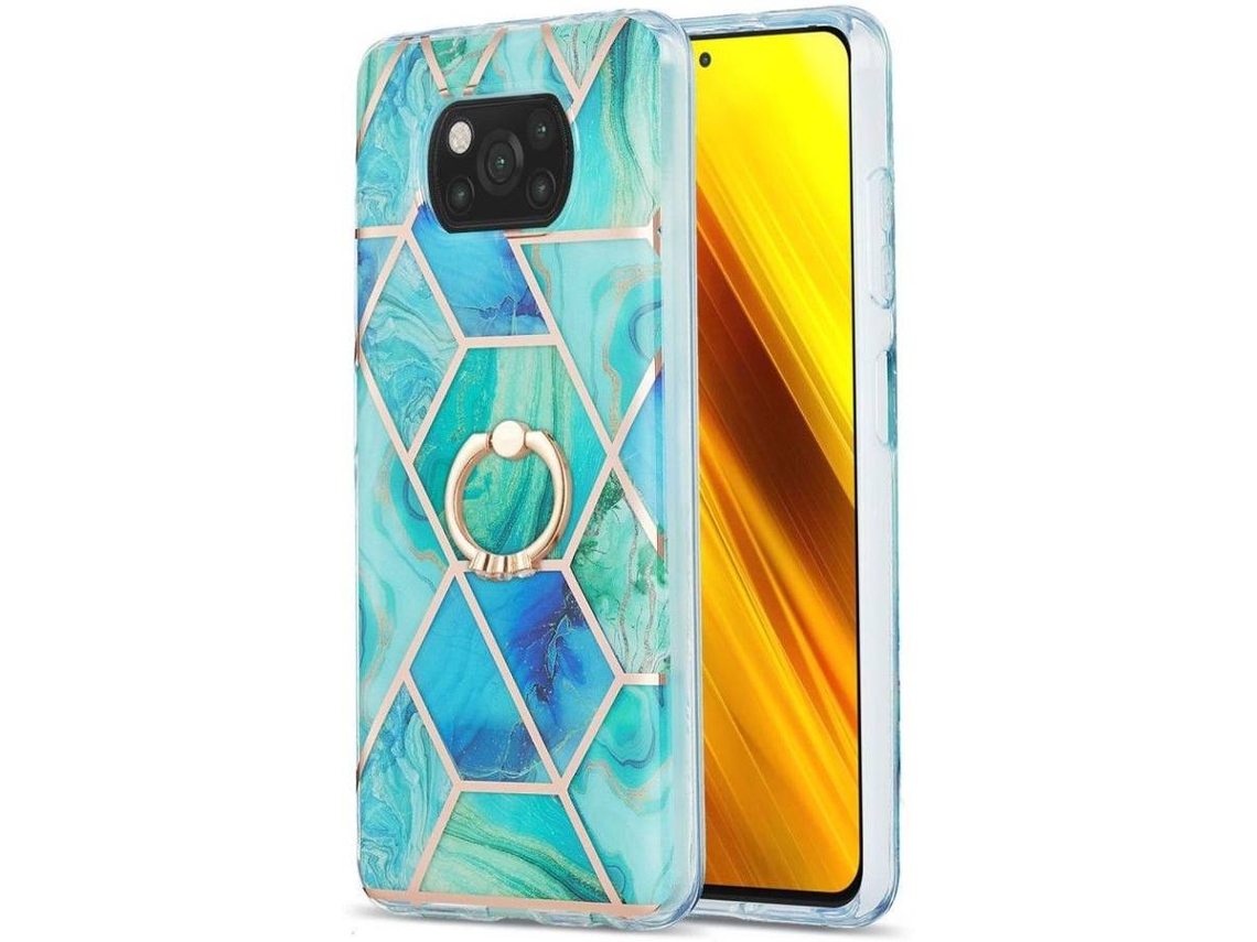 Capa Xiaomi Poco X3 HFS-HOUSE Mármore (Verde)
