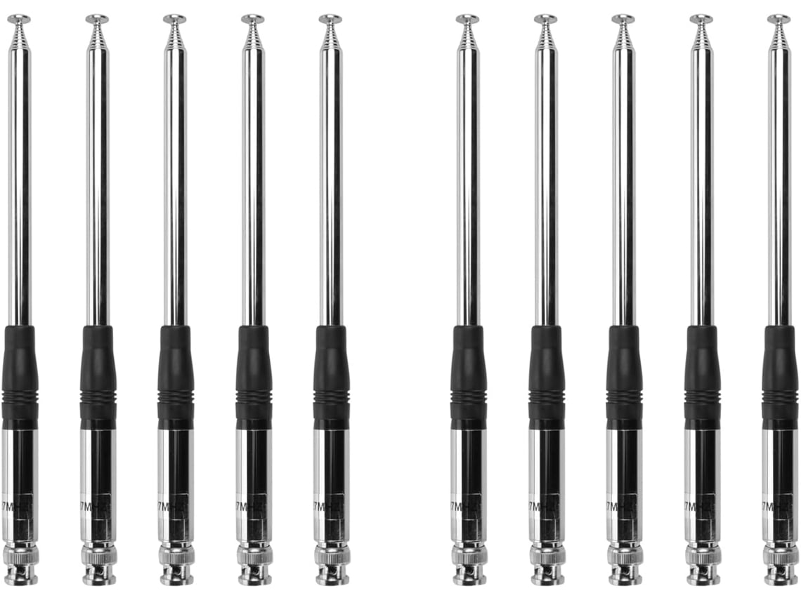 Antena Telescópica/haste De 10x 27mhz, 9 A 51 Polegadas, Para Rádio.