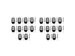 Controle Remoto Universal Para Ar Condicionado X900 Compatível Com Todas As Principais Marcas E Modelos De Ar Condicionado - Pacote Com 20 Unid_glo