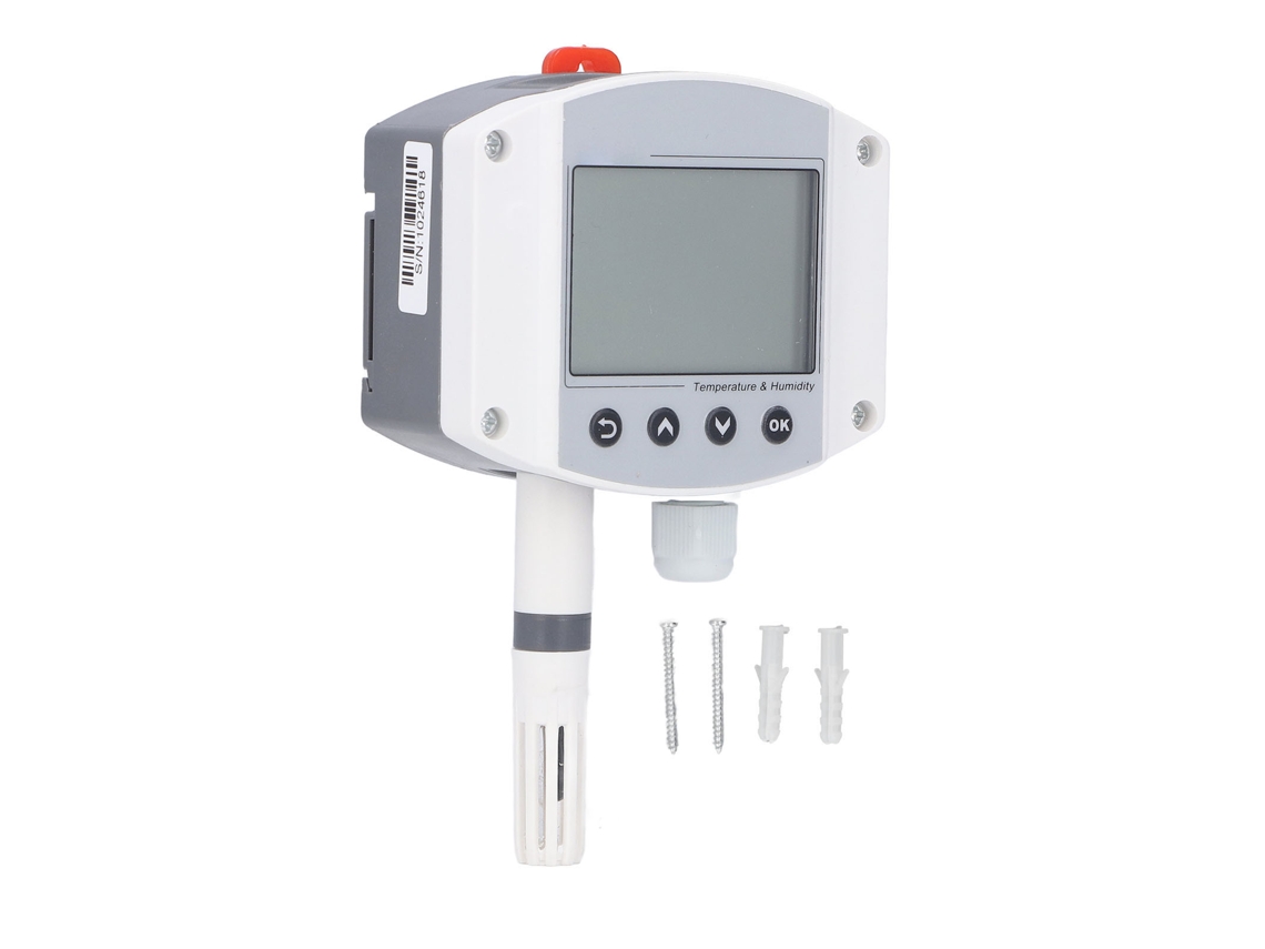 Transmissor de Temperatura e Umidade com Sensor de Alta Precisão, Lcd e Protocolo 485, 10~30v S/MARCA