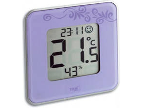 TFA-Dostmann 30.5021.11 estação meteorológica digital Roxo