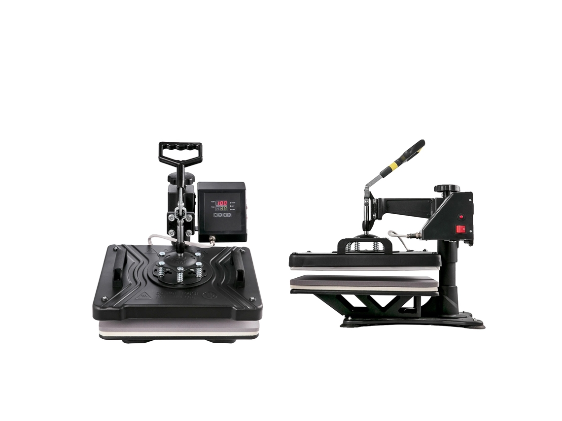 Máquina De Prensa Térmica, Design De Giro De 360°, Controles Amigáveis Ao Usuário, 6 Em 1 12 X 15 Polegadas