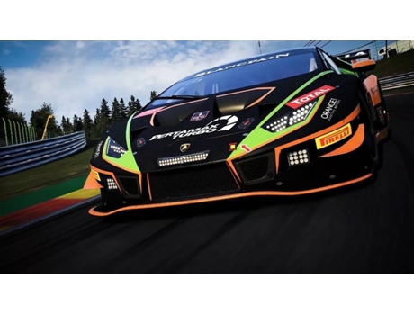 Jogo PS4 Assetto Corsa Competizione (Corridas - M3) — É um extraordinário jogo de simulação de corridas que permite aos jogadores viver a atmosfera real do campeonato GT3, competindo contra pilotos oficias, equipas, carros e circuitos reproduzidos no jogo
