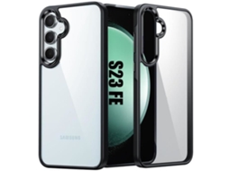 Capa Para À Prova De Choque, Para Samsung Galaxy S23 Fe, Ultrafina, Leve, Silicone Preto