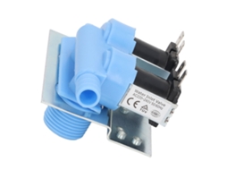 Kit Válvula Entrada Água Máquina Lavar 285805 Com Suporte 2 Bocas Substituição 220-240v