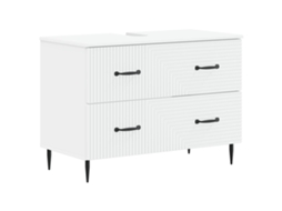 Vidaxl Armário Para Pia De Banheiro Haarlem Branco 82 X 41 X 58,5 Cm