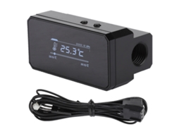 Protetor Inteligente De Temperatura Da Água Termômetro De Monitoramento Com Display Oled Preto