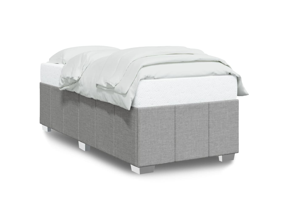 Bed Frame, Bed Frames Vidaxl Cinzeto Tecido (80 X 200 Cm)