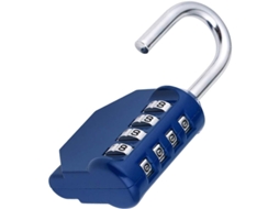Cadeado Com Código De 4 Dígitos, Resistente Às Intempéries, Azul, Para Armários, Ginásio, Escola, Exterior