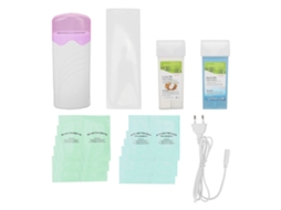 Kit De Cera Elétrica Para Remoção De Cabelo Com 6 Peças 3.5oz Capacidade 100ml 40w
