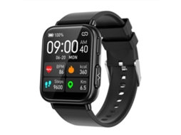 Smartwatches Tela De 1 91 Polegadas Ip68 À Prova Dágua Preto Yunzii