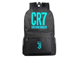 Mochila Escolar, Unissex, Juvenil, Estilo Futebol, Led Luminoso, Azul, Aulas