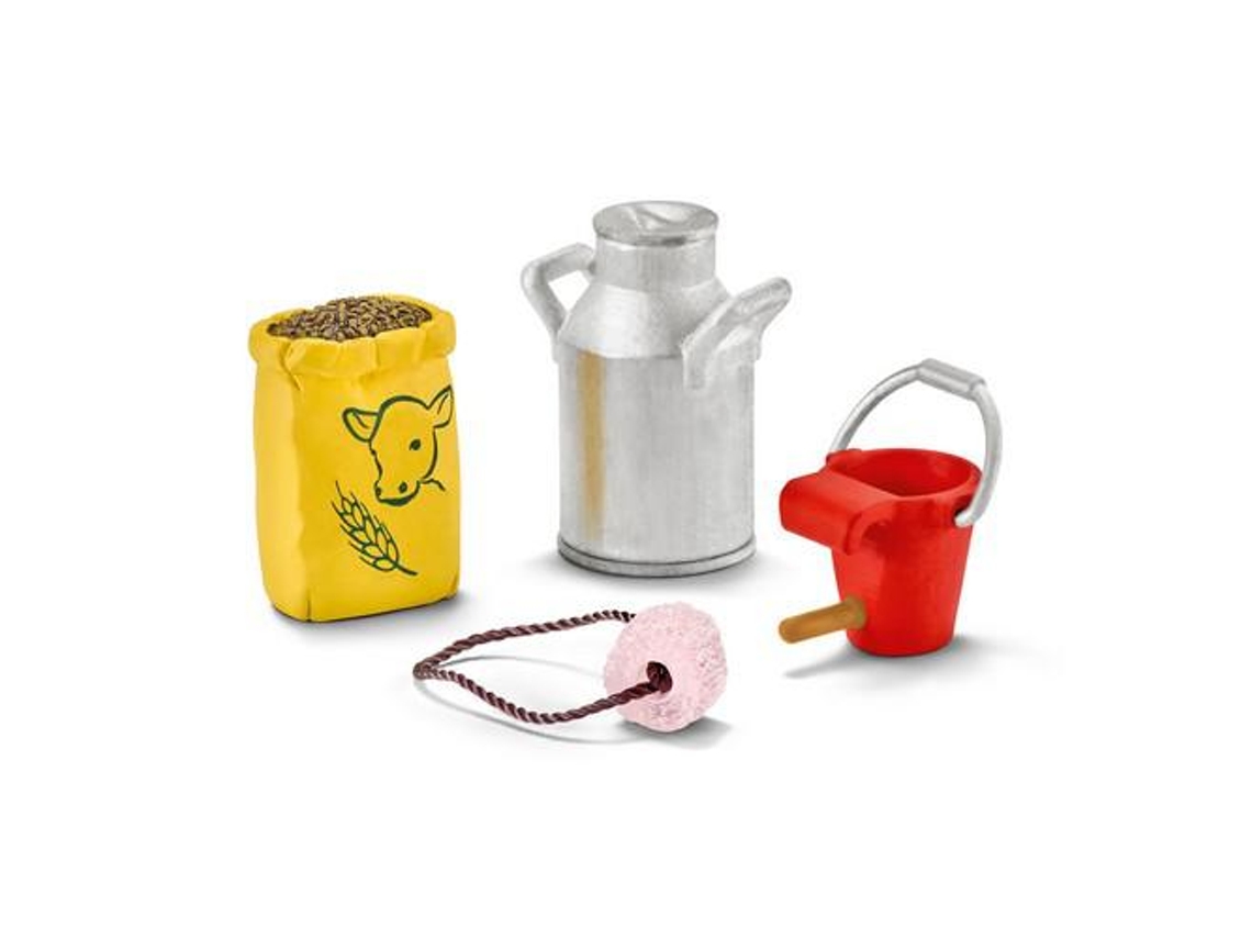 Conjunto de Acessórios SCHLEICH Comida para Vaca e Vitelo