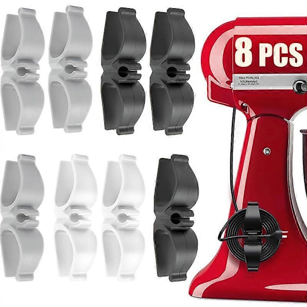 Kit Com 8 Suportes De Cabo Melhorados Para Eletrodomésticos Cozinha-aquaforge