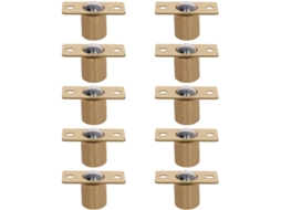 Mromax 10 Peças De Trava Esférica Latão Com 0, 65de Diâmetro Portas De Armários E Gavetas 16, 5x 40mm Dxl