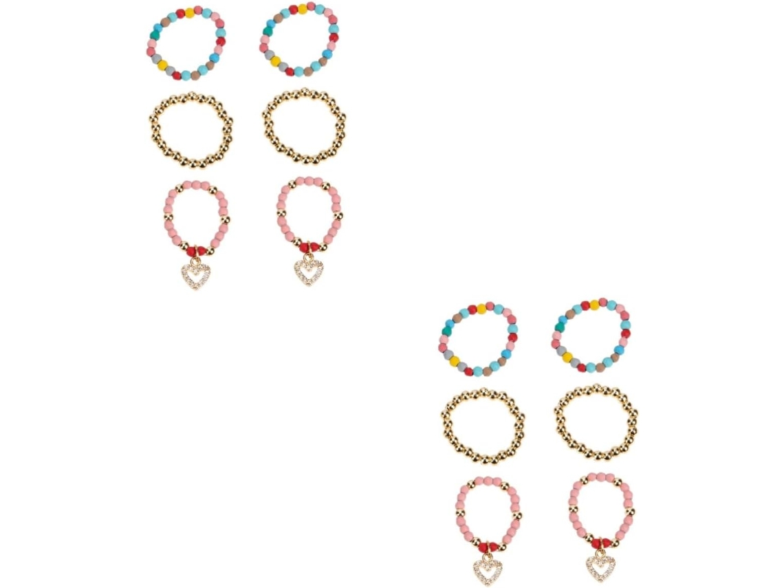 Conjunto De 4 Pulseiras Relógio Inteligentes Com Pingente,