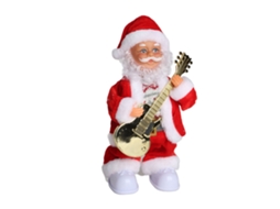 Enfeite de Natal Velho Tocando Violão S/MARCA