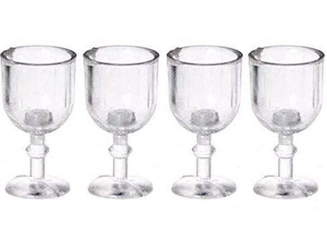 Mobiliário de Brincar  Clear Empty Stemware Set (Idade Mínima: 4 Anos - 5.12x3.15x1.57 cm)