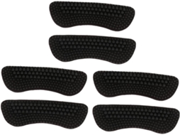 Protetores De Calcanhar Autoadesivos Silicone 4d, Pretos, 3 Pares, Design Confortável Para Sapatos De Salto Alto E