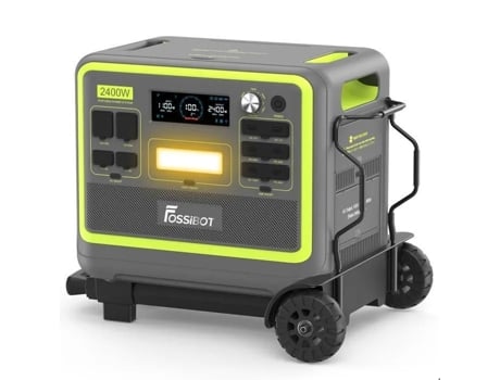 Gerador Solar Port?til Fossibot F2400 2048wh 2400w (4800w Pico) Lifepo4, Ideal Para Casa E Camping