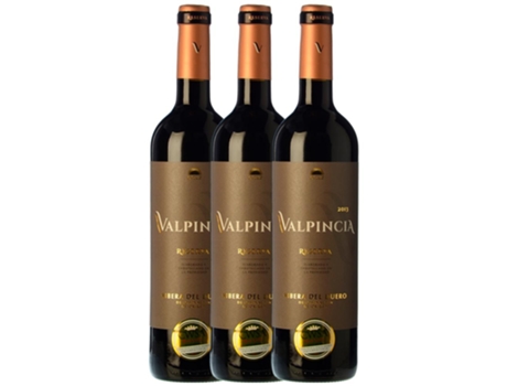 Valpincia Tempranillo Ribera del Duero Reserva 75 cl (Caixa de 3 unidades)