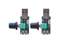 Controlador de Velocidade Ventilador Usb Dc4~12v 5w 2pcs