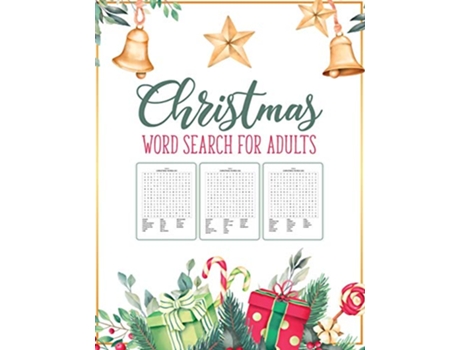Livro Christmas Word Search For Adults Puzzle Book Holiday Fun For Adults and Kids Activities Crafts Games de Aimee Michaels (Inglês)